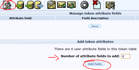 Add token attributes at Limesurvey