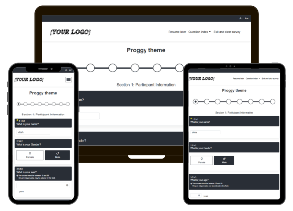 Basic LimeSurvey Template Proggy