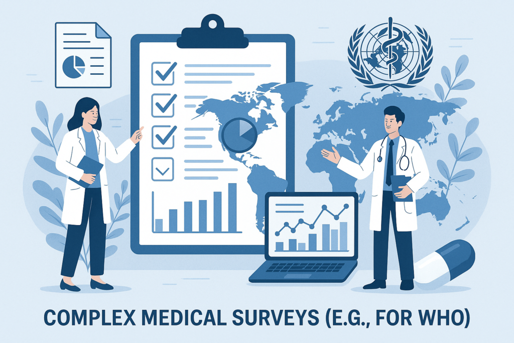 Complex Medical Surveys LimeSurvey Survey Types